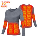 Ski Thermal Heated Underwear Winter Warm Underwear Men Women