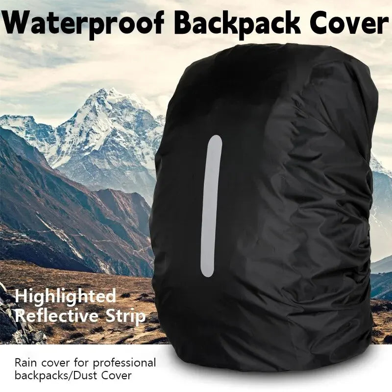 Backpack Rain Cover 20-70L Outdoor Camping Hiking Mountaineering Dust Backpack Bag Waterproof Rain Cap Cover