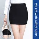 Chic Gray Elastic Skirt: Modern Woman's Fashion Upgrade