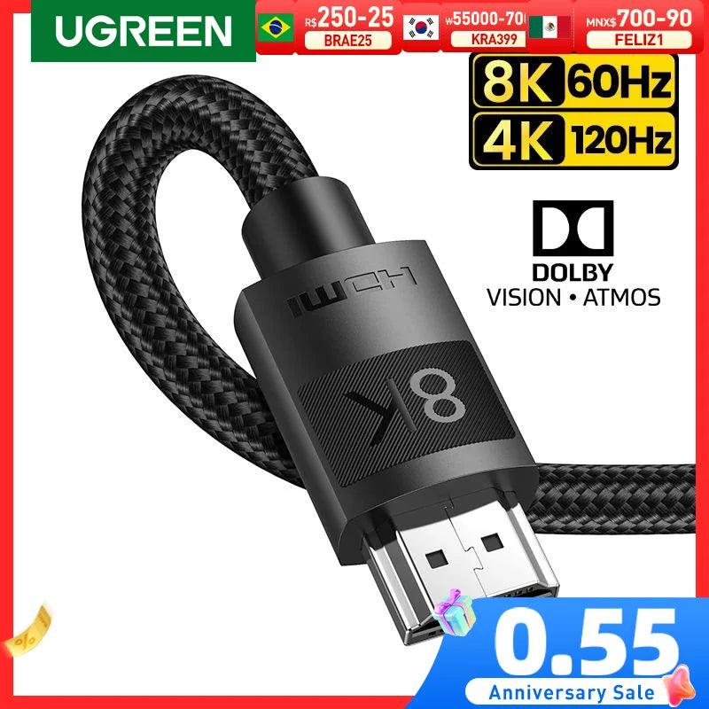 UGREEN HDMI-Compatible Cable: Elevate Your Home Theater with Ultra High-speed Cinematic Experience  ourlum.com   