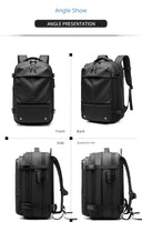 Lu Ou Casual Multi-Functional Large Capacity Men's Backpack