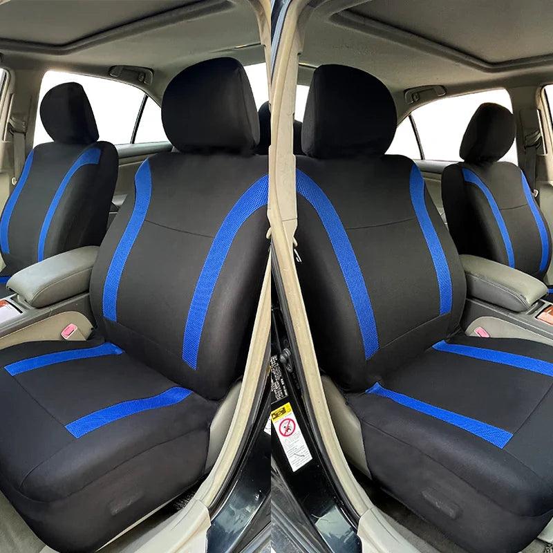 AUTO PLUS Universal Polyester Car Seat Cover Set: Upgrade Your Car's Interior  ourlum.com   