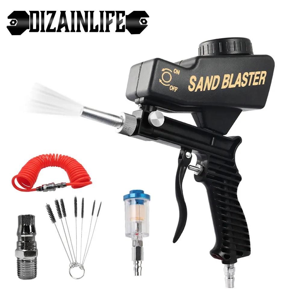 Adjustable Sandblasting Gun: Portable Blaster for DIY Tasks  ourlum.com   