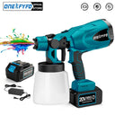 800ML Electric Spray Gun Cordless Paint Sprayer Auto Furniture Steel Coating Airbrush Compatible For Makita 18V Battery  ourlum.com   