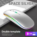 Wireless RGB Gaming Mouse - Silent Ergonomic Rechargeable