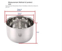 Versatile 304 Stainless Steel Pressure Cooker Inner Pot Non Stick Rice Liner 2L to 6L Sizes