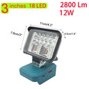 New LED Flashlight Outdoors Flood Lights For 18V Work Light