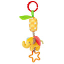 Baby Sensory Hanging Rattles Plush Animals Teether Toy for Babies  ourlum.com Elephant 562  