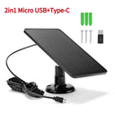 Solar Panel Charger for Security Camera and Light System