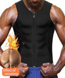 Men Waist Trainer Vest for Weight Loss S-5XL Sauna Suit