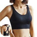 Seamless Shockproof Women’s Yoga Bra Tank Top for Fitness