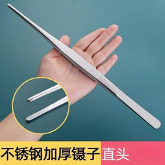 Stainless Steel Elbow Tweezers: Precision Tool for Aquarium, Medical, Pet Care