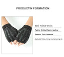 Riding Fingerless Gloves Non-slip Half Finger Gloves for Motorcycle Cycling Climbing