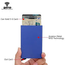 RFID Card Holder Wallet: Secure & Stylish Minimalist Design