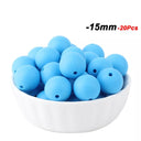 Baby Round Silicone Beads Safe Multi-functional Teething Relief