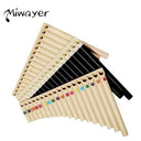 Miwayer Panpipe Handmade ABS Wind Instrument 18 Pipe Flute