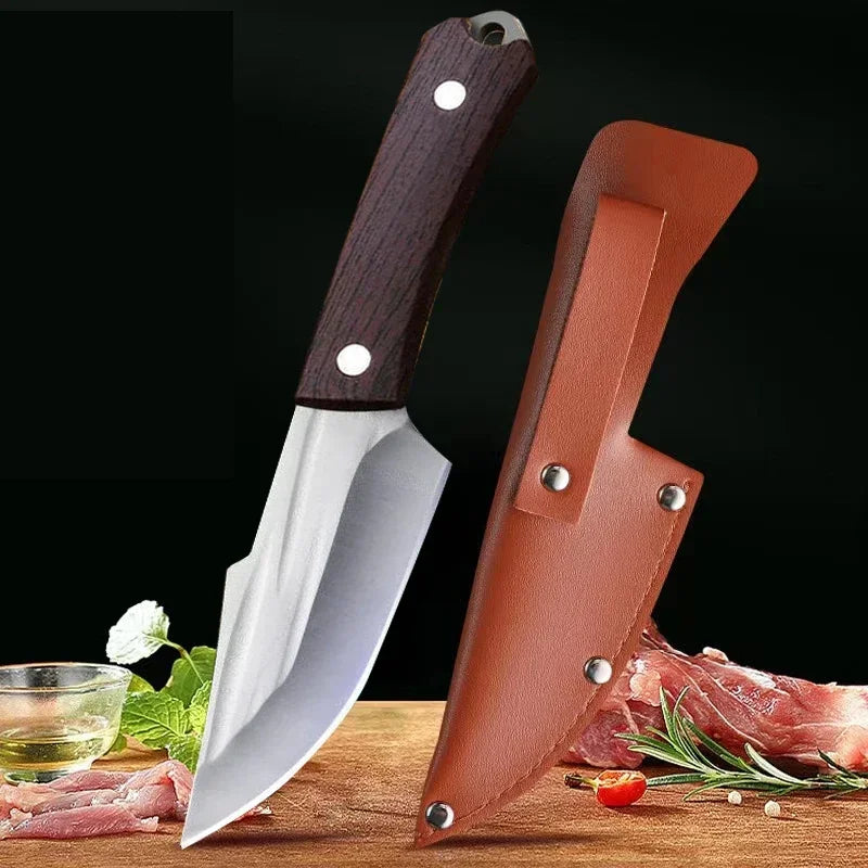 Handcrafted Stainless Steel Boning Knife Professional Meat Cleaver