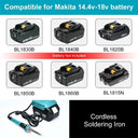 Versatile 60W Cordless Digital Soldering Iron for Makita