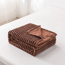 1pc Solid Color Flannel Blanket Soft Warm Throw Blanket Cozy