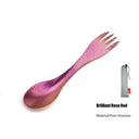 Ultralight Titanium Spork for Camping Hiking Travel Gear