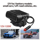 12/24V Car Heater Fan Auto Windshield Fast Heating Defrost