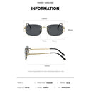 Trendy Rimless Rectangle Sunglasses for Men and Women Style