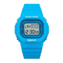 Colorful LED Sports Watch for Boys, Girls, Students, Men, and Women  ourlum.com Sky-blue  