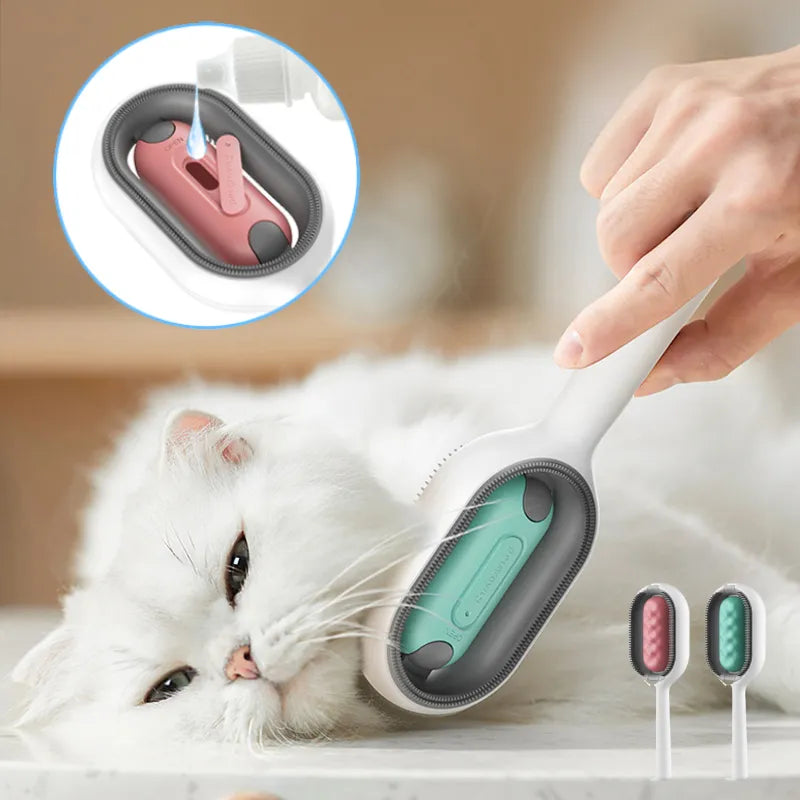 4-In-1 Pet Grooming Brush for Cat Dog Hair Removal & Massage  ourlum.com   