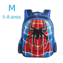 Spider King 3D Kids Backpack - Durable and Stylish Design!  ourlum.com Blue Edge M  