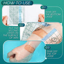 Transparent Waterproof Medical Adhesive Tape Allergy-Free Wound Care Solution