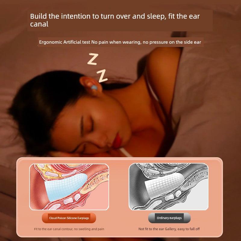 Silicone Mud Soundproof Earplugs Nap Sleep Special Ultra-Release Fantastic Snort Blocking Tool Dormitory Learning Swimming Noise Reduction Noise Reduction