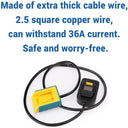 Battery Extension Cord for Makita Bosch Milwaukee DeWalt 150cm