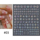 3D Sakura Blossom Nail Art Stickers for Elegant DIY Designs