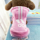 Small Dog Autumn Winter Warm Cotton Coat Jacket Outfit  ourlum.com   