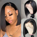 Lace Front Bone Straight Bob Wig for Effortless Style