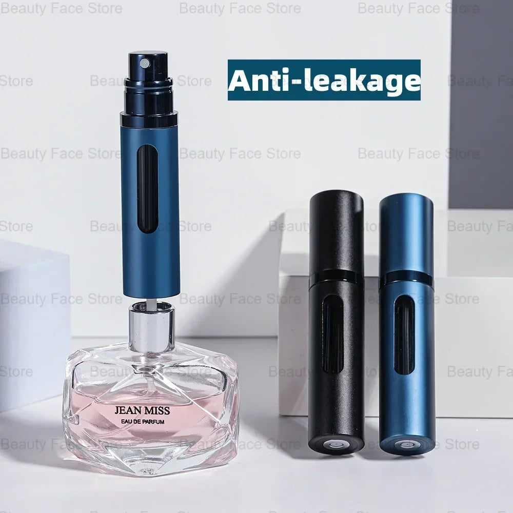 Glass Perfume Atomizer - Elegant Travel Scent Pump Bottle