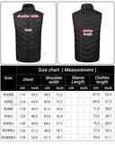 19 Areas Self Heating Vest Men's Thermal Women's USB Heated Vest