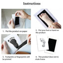 Baby Handprint Footprints Ink Pads Kit Capture Memories Safely