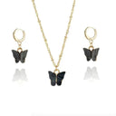 Luxury Rhinestone Butterfly Jewelry Set for Elegant Style