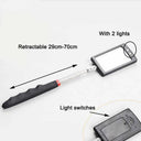 360° Inspection Mirror with LED Light Telescopic Handle for Mechanics  ourlum.com   