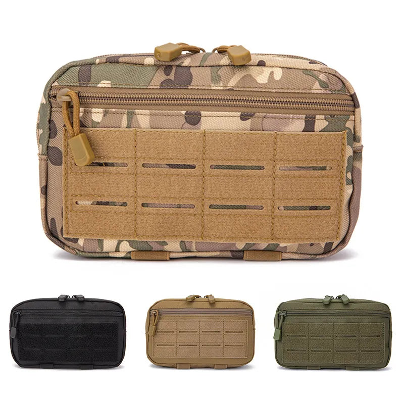 Compact Tactical Molle EDC First Aid Kit Pouch - Versatile EMT Waist Pack for Hunting and Outdoor Adventures