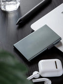 Card Holder Wallet Minimalist Slim Metal RFID Blocking Wallet