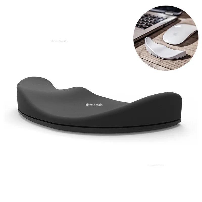 Ergonomic Silicone Gel Mouse Pad with Streamline Wrist Support for Office Gaming PC  ourlum.com   