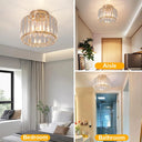 Glass Led Pendant Light Modern Ceiling Lamp Adjustable Fixture