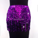 Nightclub Sparkling Sequin Tassel Skirt Disco Festival Fashion