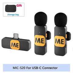 Wireless Lavalier Mic Kit: Professional Sound for iOS/Android