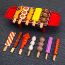 Interactive Kids BBQ Grill Play Set for Ages 3-12 Fun