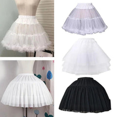 Fluffy Tutu Skirt: Chic Petticoat for Girls & Women