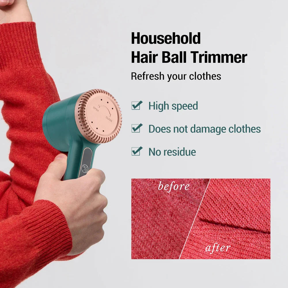 Lint Remover with Adjustable Intensity: Rechargeable Fabric Shaver  ourlum.com   