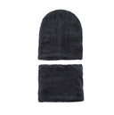 GETINFIT Winter Velvet Warm Woolen Hat and Scarf Set for All